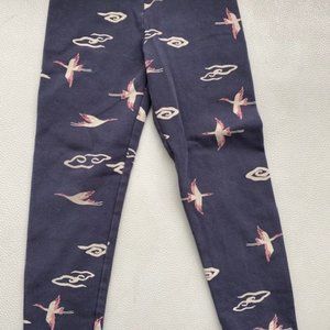 Tea Collection Bird Leggings Size 5